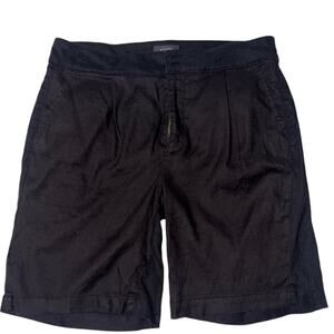 NYDJ Black Linen Shorts Size 10